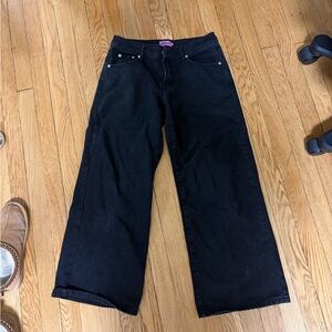 Edikted Black Denim Jeans PETITE S